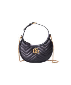 GG Marmont half-moon-shaped mini bag