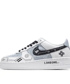 Nike Air Force 1 Low'07 Black, White and Grey Low Top Sneakers