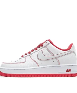 Nike Air Force 1 07 White Red Low Top 3M Reflective