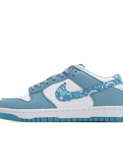 Nike Dunk Low Green/blue paisley sneakers