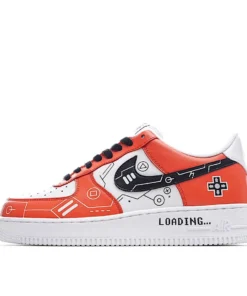 Nike Air Force 1 Low'07 White Red Black Low Top Sneakers