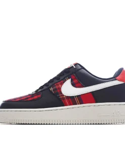 Nike Air Force 1 Low Top Black Red