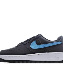 Nike Air Force 107 Low Black Blue Red Low Top