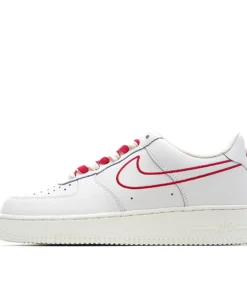 Nike Air Force 1 07 Beige Red