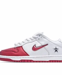 Nike Supreme X Dunk SB Low White Red