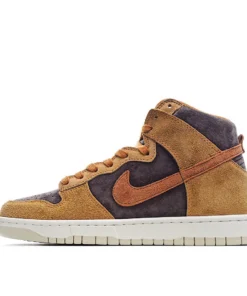 Nike Dunk High Dark Curry Yellow Black