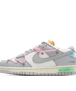 Nike SB Dunk OFF-WHITE Grey Pink