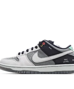 Nike sb dunk "VX1000 Comcorder" black, white and gray