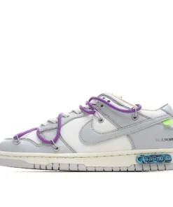 Nike SB Dunk OFF-WHITE Gray Purple