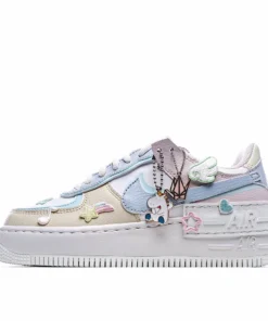Nike Air Force 1 Shadow White Blue Pink