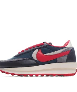 Nike sacai x Undercover x LDWaffle 'Midnight Spruce University Red'