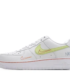 Nike Air Force 107 Low White Green Low Top
