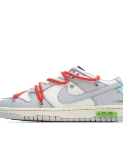 Nike SB Dunk OFF-WHITE Grey Red Blue