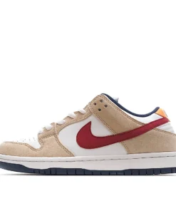 Nike SB Dunk Low Low Top Sneakers White Grey