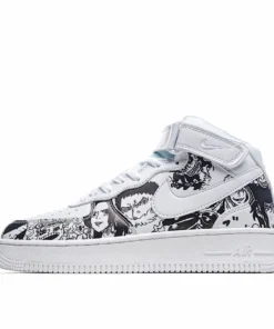 Nike Air Force 1 High 07 Black & White Mid-Top Sneakers