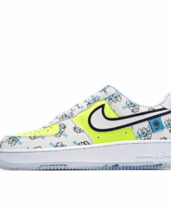 Nike Air Force 1 “Worldwide”Black/Flash Crimson-Green