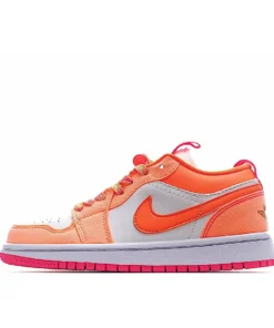 Air Jordan 1 Low Utility GS 'Hyper Crimson'
