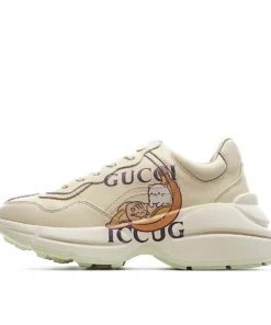 Gucci Rhyton Vintage Trainer Sneaker Dad Running Shoes,