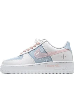 Nike Air Force 1 Low'07 White Blue Pink