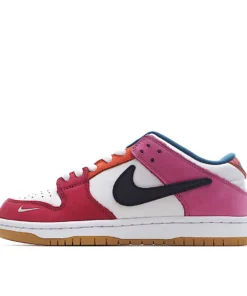 Parra X Nike Sb Dunk Low Pro White Blue Red