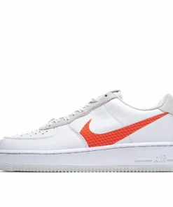 Nike Air Force 1 07 LV8 Luminous Low Top White Orange