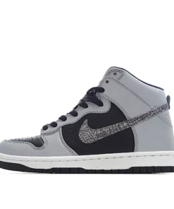 Nike Dunk High 3M Reflective Grey Black