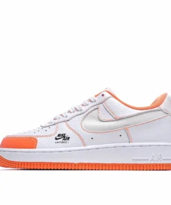 Nike Air Force 1 Low White Orange 3M Reflective